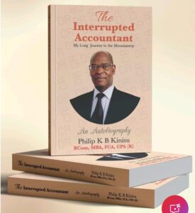 Mock-up of The Interrupted Accountant published by Free Press Publishers. Recognizing that publishing costs often prevent talented writers from bringing their work to market, Free Press Publishers has adopted a flexible publishing model with minimal author fees while positioning books for strong commercial performance.