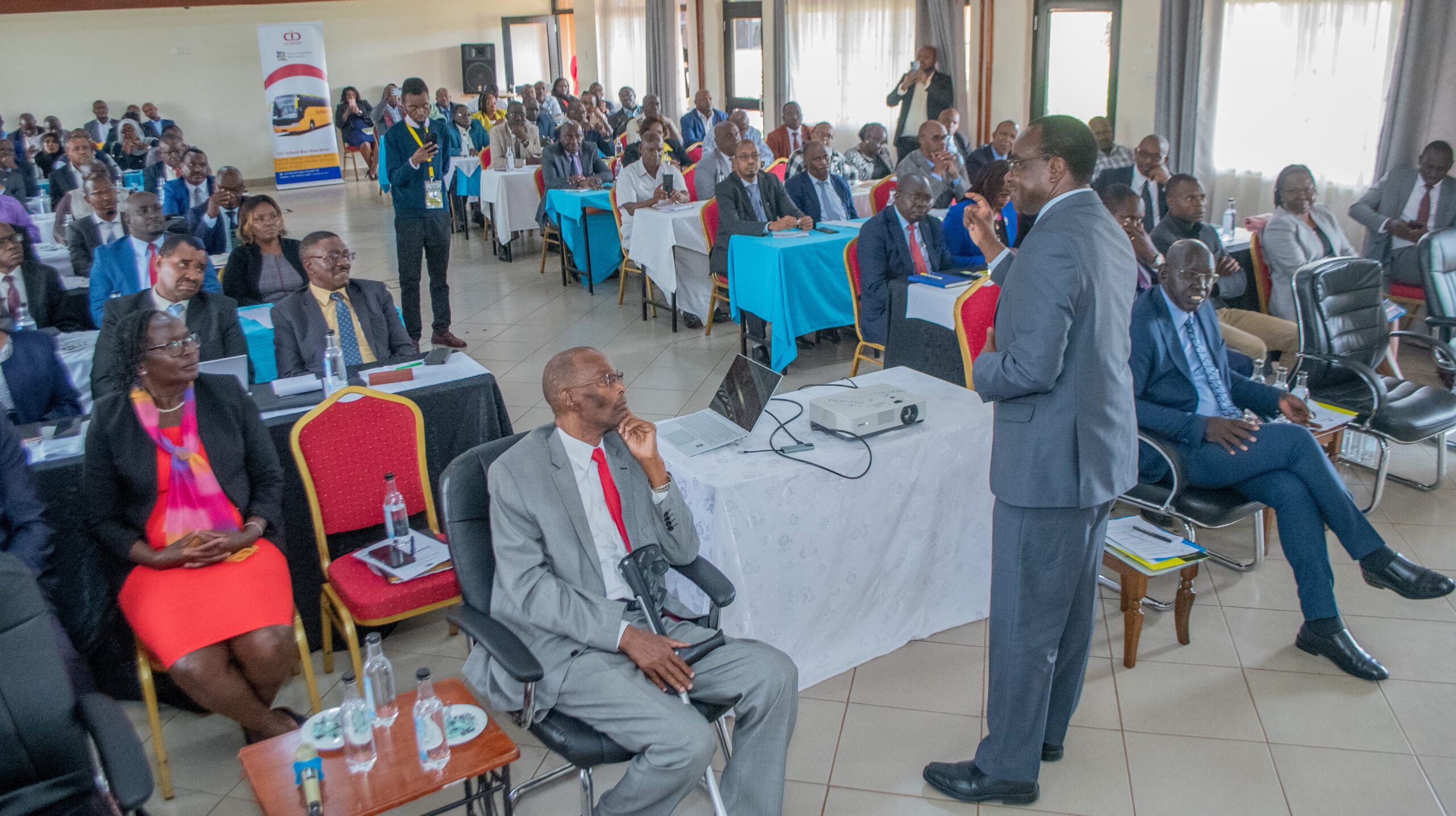Education CS Julius Ogamba consults with members of the Kenya Secondary School Heads Association on the guidelines for transition to senior school on February 13, 2025. Picture/Courtesy